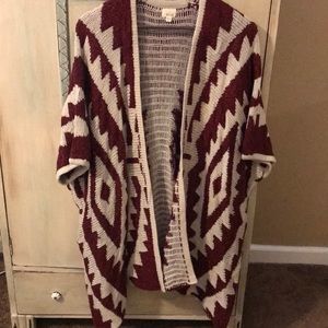Short sleeve cardigan